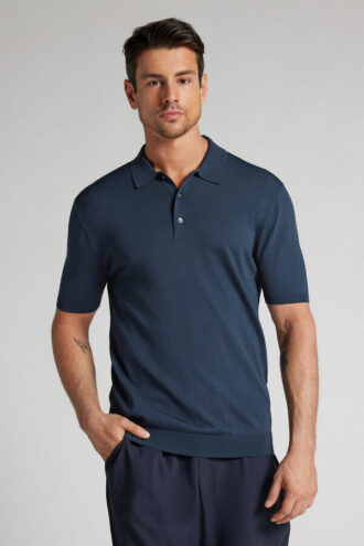 Polo em viscose e nylon