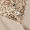 Silky Flowers Camisa de seda e renda Silky Flowers Camisa de seda e renda