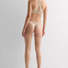 Silky Flowers Seda e Renda Estilo 80S Brazilian