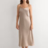 Slip midi em seda Slip midi em seda