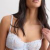Soutien balconette Denise de seda e renda Silky Flowers Soutien balconette Denise de seda e renda Silky Flowers