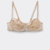 Soutien balconette Denise de seda e renda Silky Flowers Soutien balconette Denise de seda e renda Silky Flowers