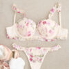 Soutien balconette Sofia com estampado Pretty Flowers Soutien balconette Sofia com estampado Pretty Flowers