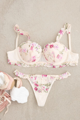 Soutien balconette Sofia com estampado Pretty Flowers