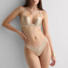 Soutien push-up de seda e renda Silky Flowers Monica