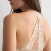 Soutien push-up de seda e renda Silky Flowers Monica