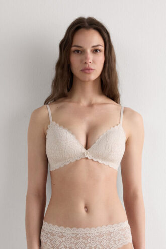 Soutien triangular de renda Tiziana