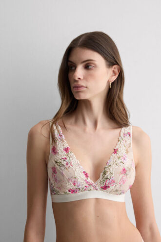 Soutien triangular Lara com estampado Pretty Flowers