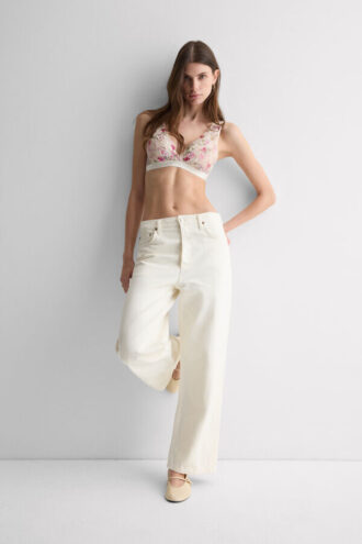 Soutien triangular Lara com estampado Pretty Flowers