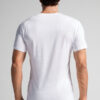 T-shirt com decote em V em algodão extrafino superior T-shirt com decote em V em algodão extrafino superior