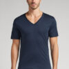 T-shirt com decote em V em algodão mercerizado premium T-shirt com decote em V em algodão mercerizado premium