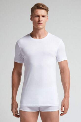 T-shirt em algodão extrafino de qualidade superior T-shirt em algodão extrafino de qualidade superior
