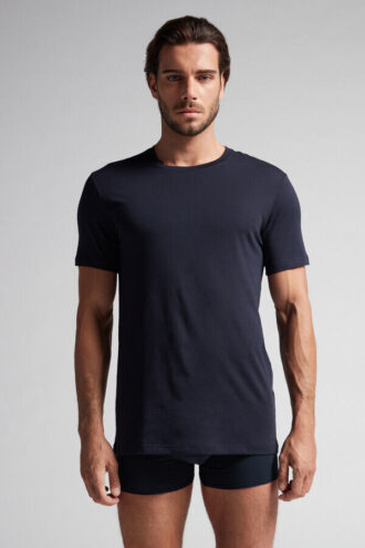 T-shirt em algodão superior