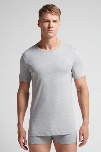 T-shirt em algodão superior