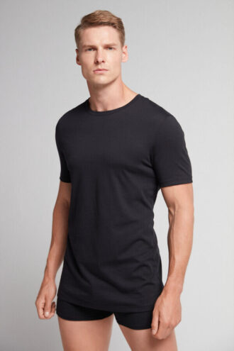 T-shirt em algodão superior T-shirt em algodão superior
