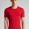 T-shirt em algodão superior elástico T-shirt em algodão superior elástico