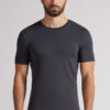 T-shirt em algodão superior elástico T-shirt em algodão superior elástico