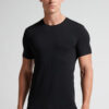 T-shirt em algodão superior elástico T-shirt em algodão superior elástico