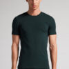 T-shirt em algodão superior elástico T-shirt em algodão superior elástico