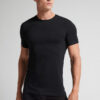 T-shirt em algodão superior elástico T-shirt em algodão superior elástico