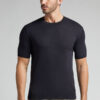 T-shirt em malha de algodão slub T-shirt em malha de algodão slub