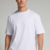 T-shirt oversized em algodão interlock