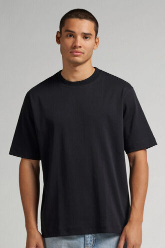 T-shirt oversized em algodão interlock