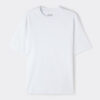 T-shirt oversized em algodão interlock
