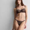 Tanga de tule com flores Pretty Flowers Tanga de tule com flores Pretty Flowers