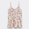 Top de seda com estampado Pretty Flowers Top de seda com estampado Pretty Flowers