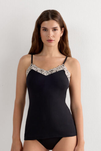 Top em modal com flores Pretty Flowers