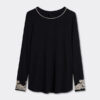 Top em modal com flores Pretty Flowers Top em modal com flores Pretty Flowers