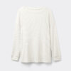 Top modal de manga comprida com decote barco Comfort Chic Top modal de manga comprida com decote barco Comfort Chic